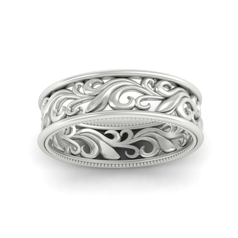 Filigree Women Wedding Band