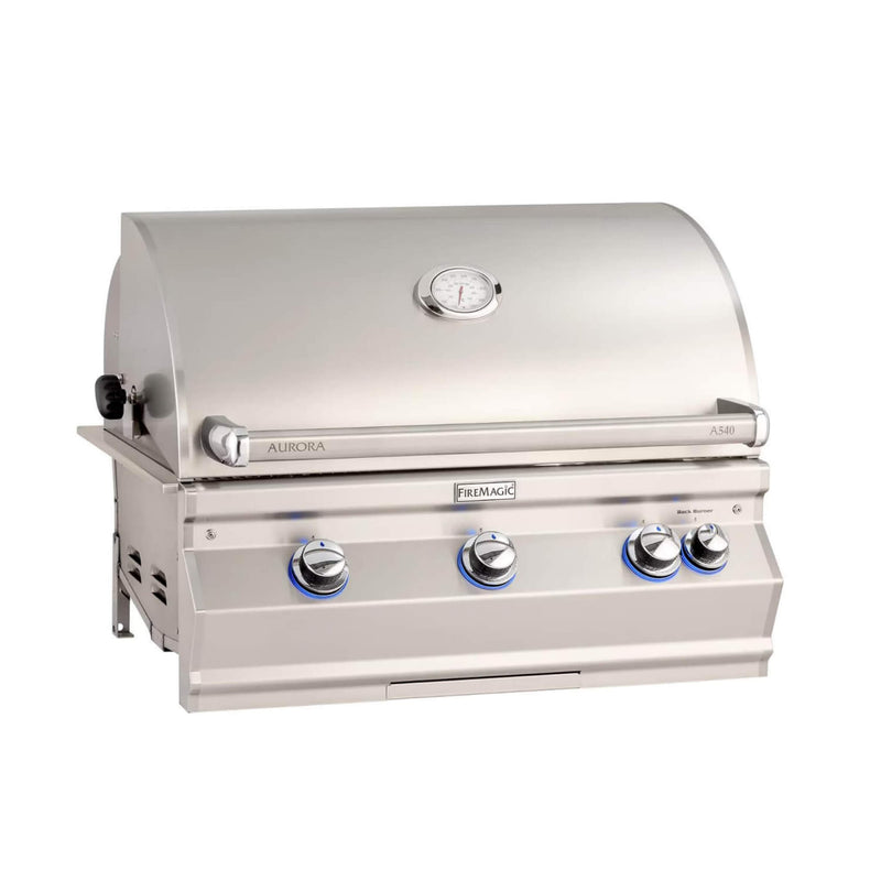 Fire Magic Aurora Multi-User Built-In Grill With Analog Thermometer & Rotisserie Kit, 30" [A540I-8EAN/P] (SAK14578)