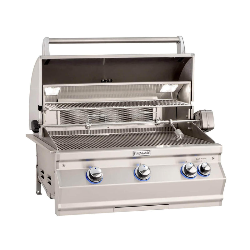 Fire Magic Aurora Multi-User Built-In Grill With Analog Thermometer & Rotisserie Kit, 36" [A790I-8EAN/P] (SAK42701)