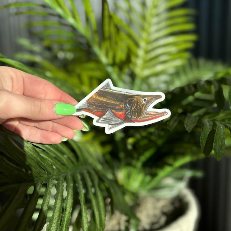LMSS® STICKER - Cutthroat Trout (Head Only) - Hand Drawn