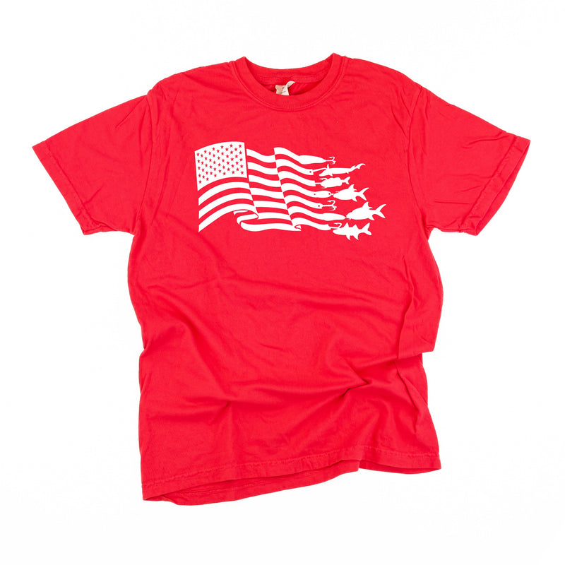 Fishing Flag - Comfort Colors Tee