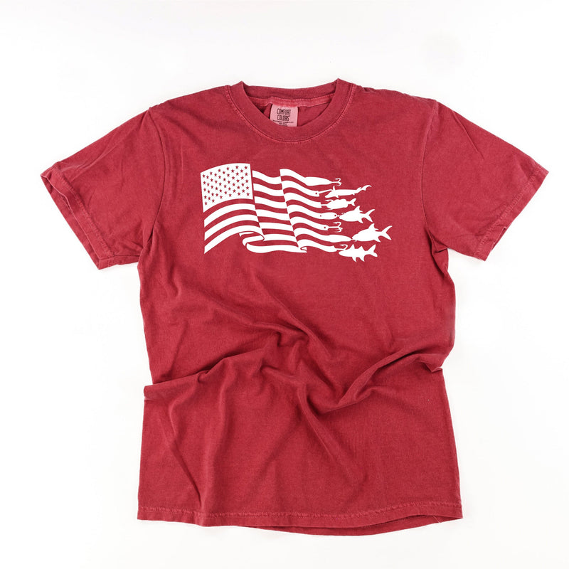 Fishing Flag - Comfort Colors Tee