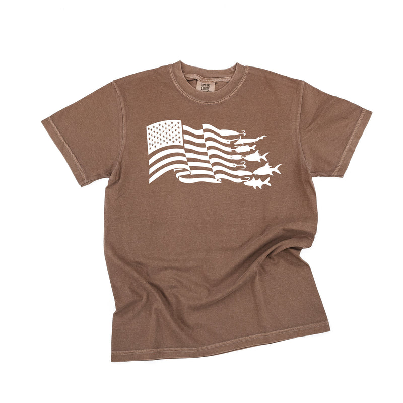 Fishing Flag - Comfort Colors Tee