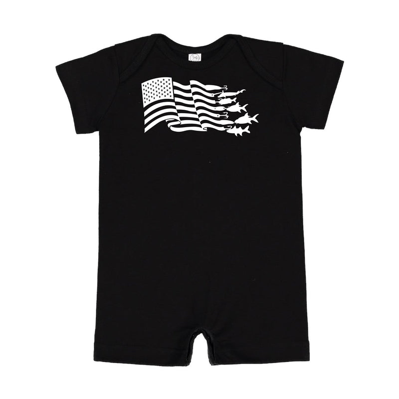 Fishing Flag - Shorts Romper