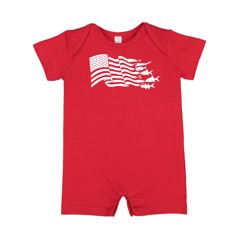 Fishing Flag - Shorts Romper