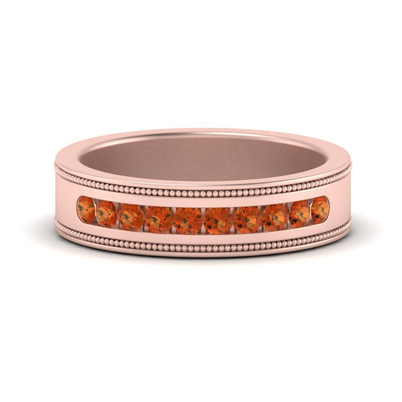 Flat Milgrain Mens Promise Band