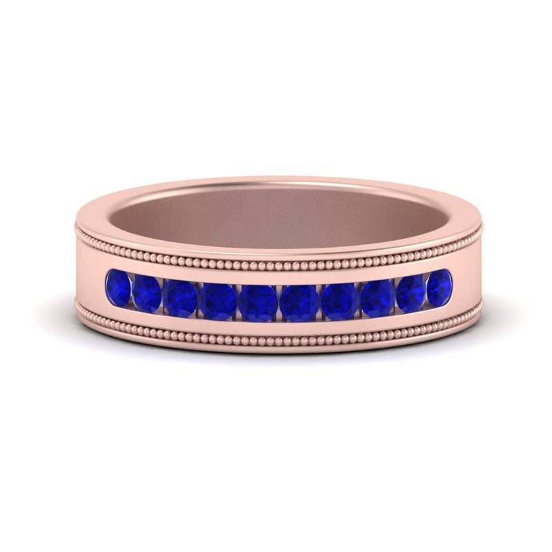 Flat Milgrain Mens Promise Band