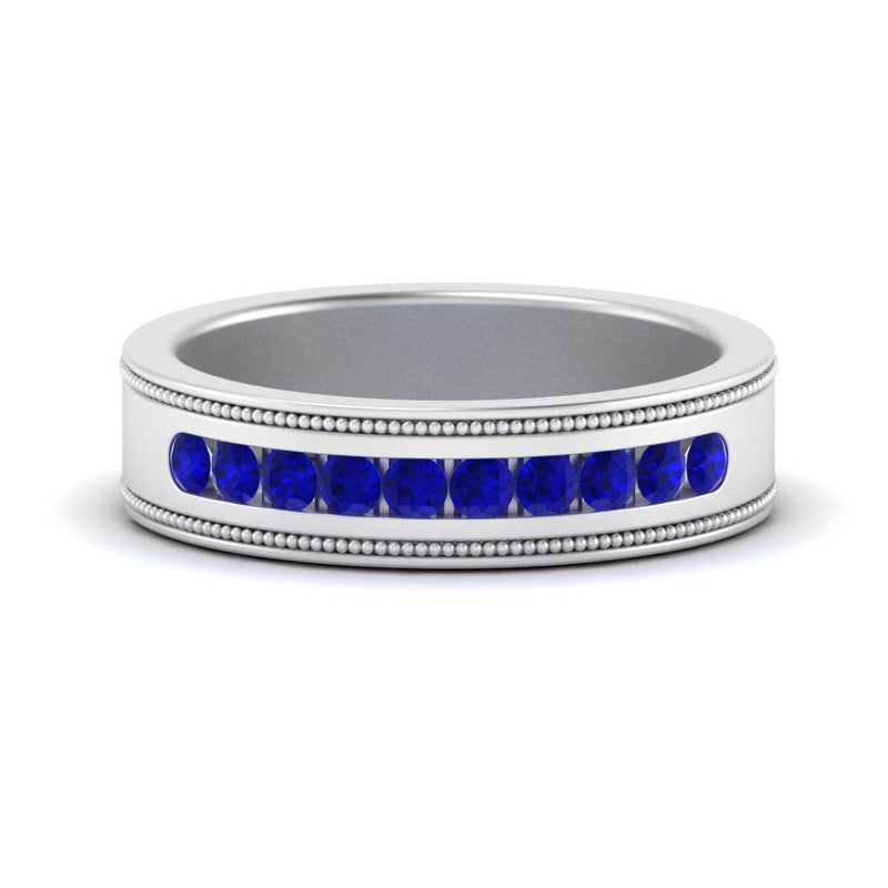 Flat Milgrain Mens Promise Band