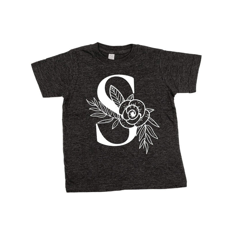 Floral Initials - Child Tee
