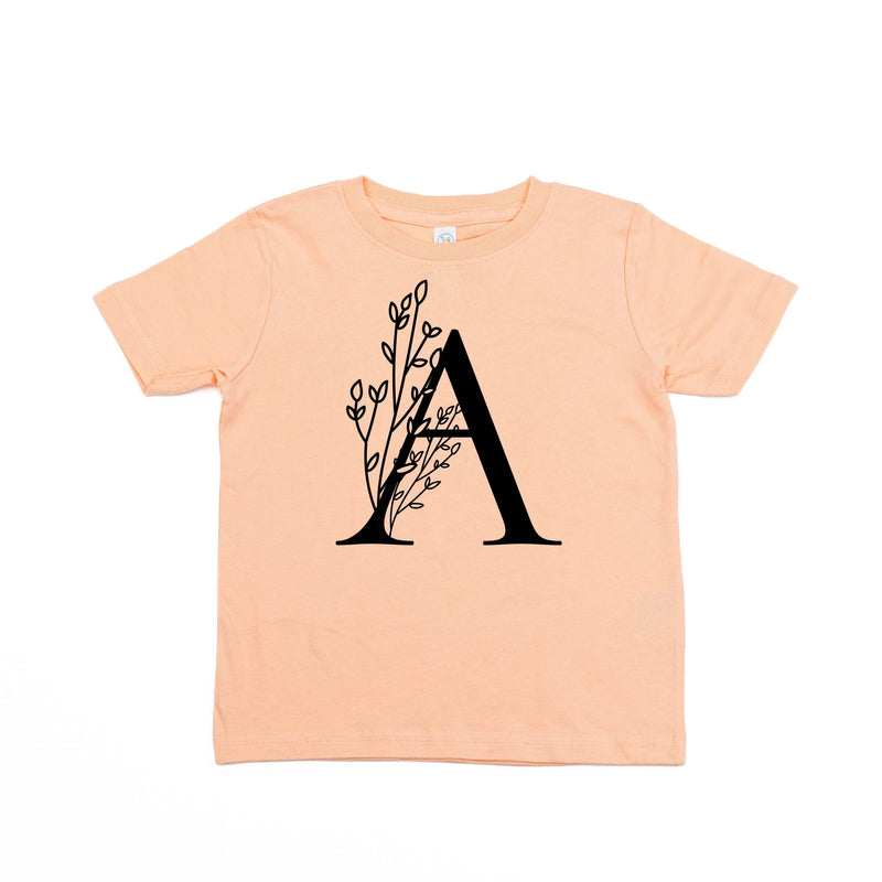 Floral Initials - Child Tee