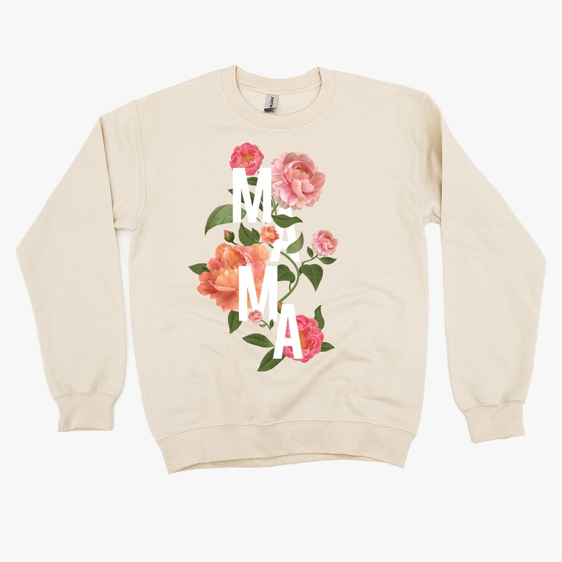 Colorful Florals - MAMA - BASIC Fleece