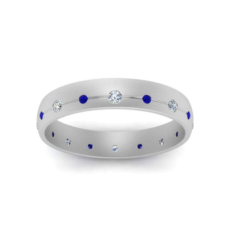 Flush Set Diamond Wedding Band