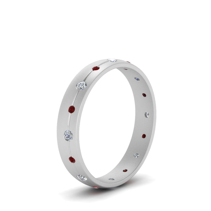 Flush Set Diamond Wedding Band