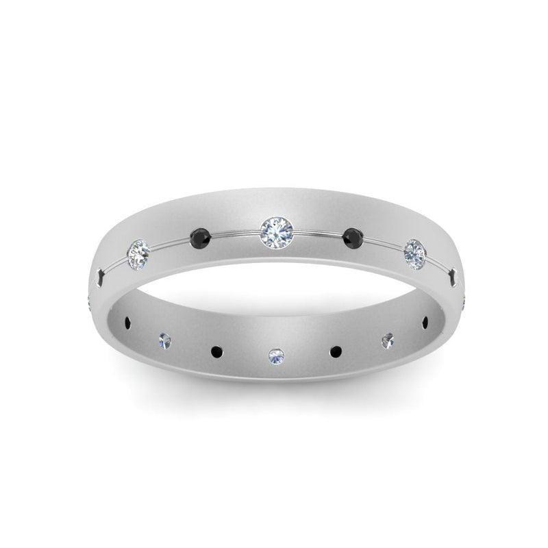 Flush Set Diamond Wedding Band