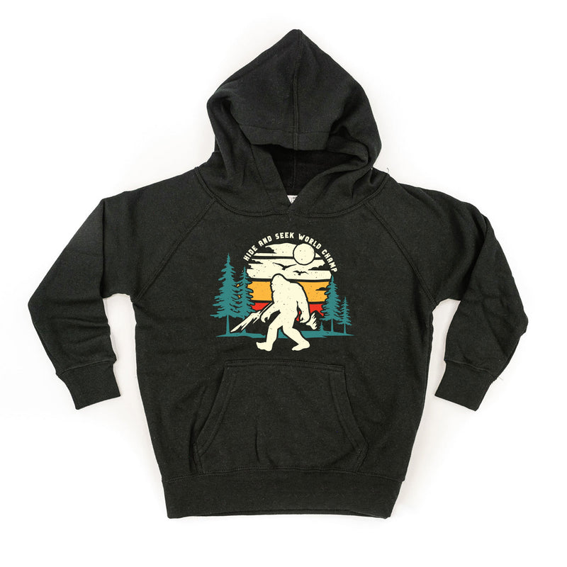 Big Foot - Hide And Seek World Champ - Black Child HOODIE