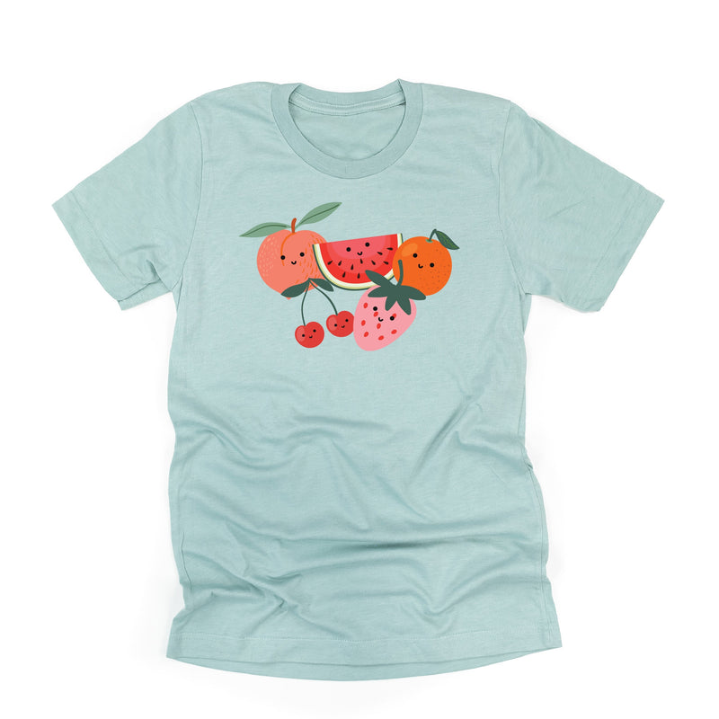 Group of Smiley Fruit - Unisex Tee