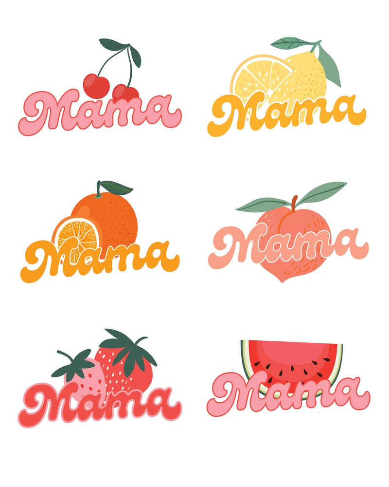 Mama Fruit - (Choose Your Fruit) - Comfort Colors Tee