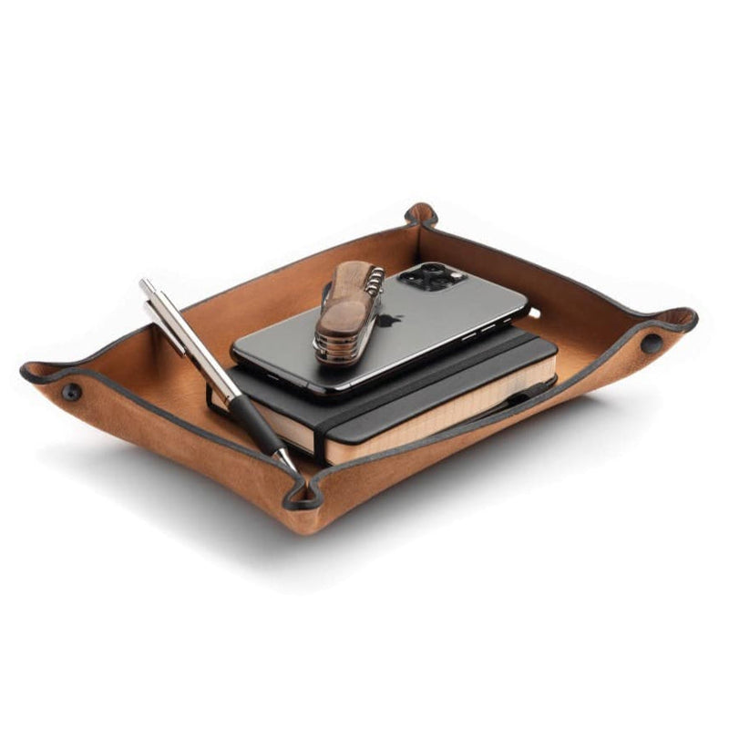 Full Grain Leather Valet Tray / Charging Station