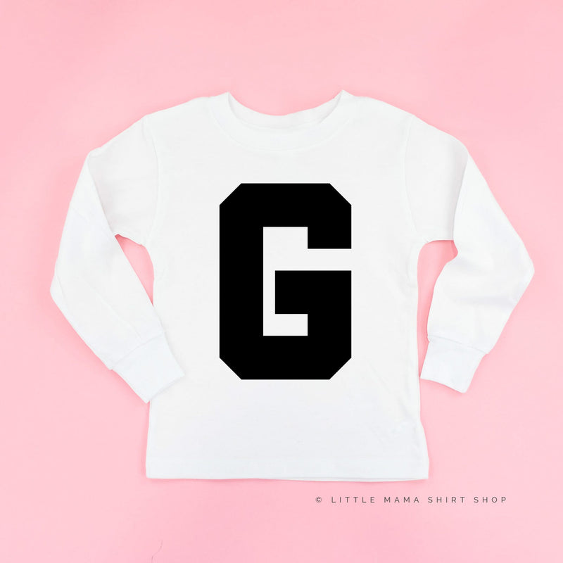 Varsity Initials - Child Long Sleeve Tee