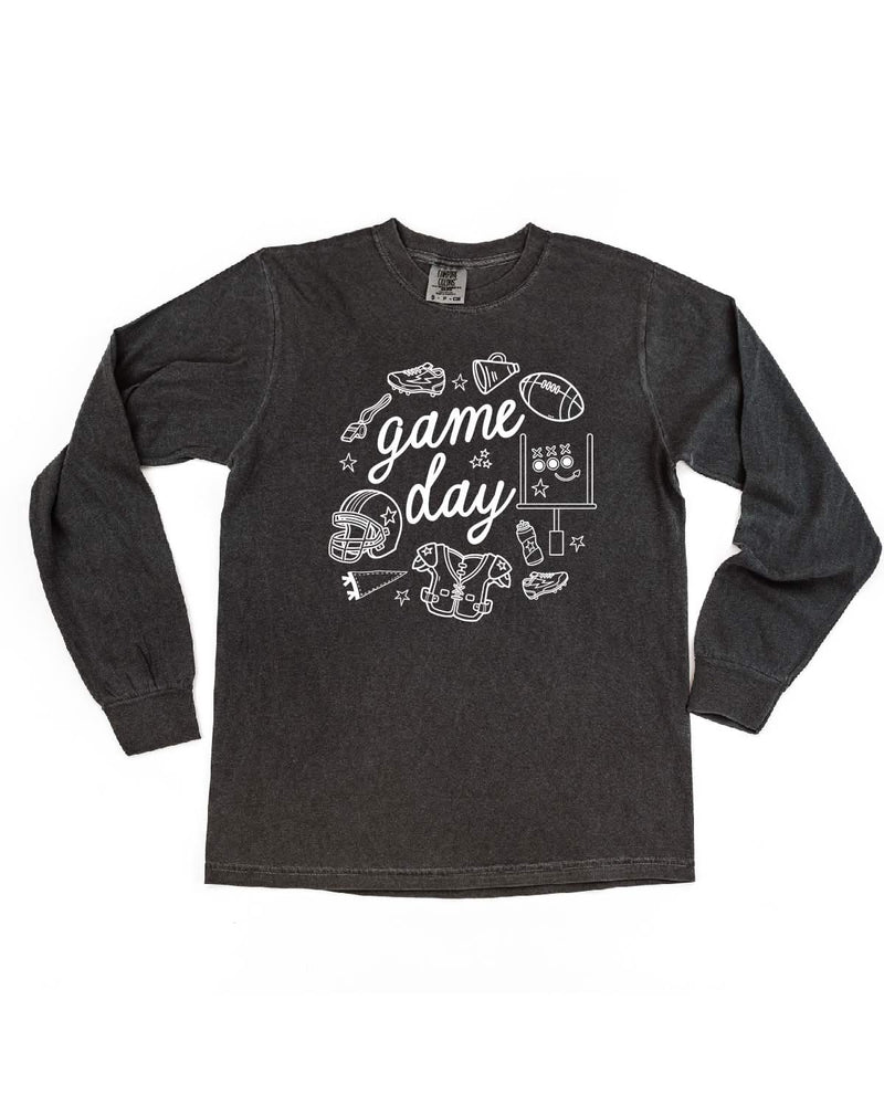 Game Day Ready - Long Sleeve Comfort Colors Tee