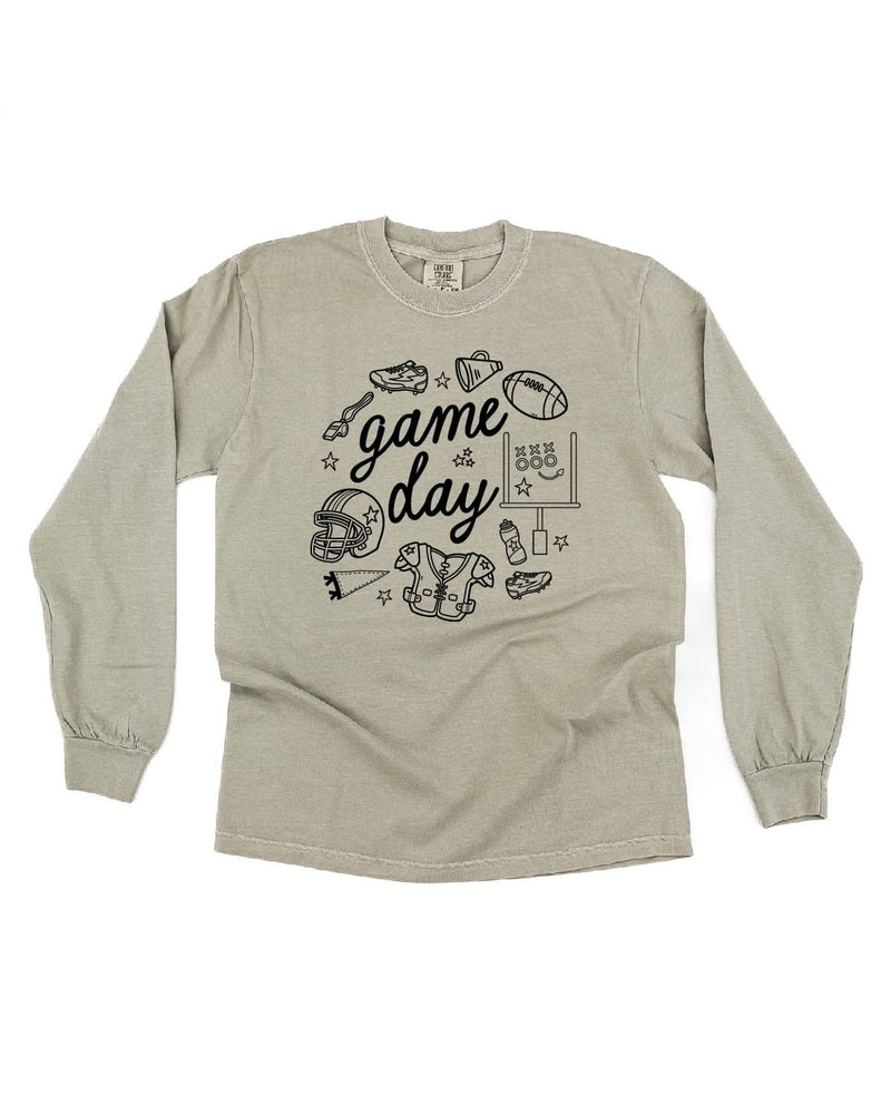 Game Day Ready - Long Sleeve Comfort Colors Tee