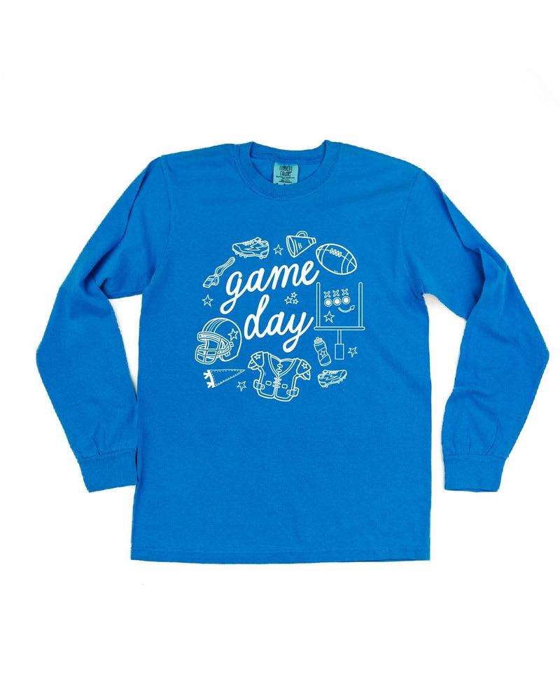 Game Day Ready - Long Sleeve Comfort Colors Tee