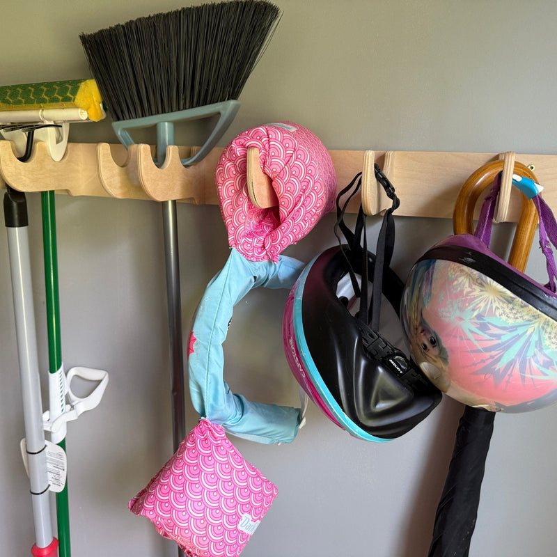 Heavy-Duty Garage Tool Rack – Wall-Mounted Yard Organizer