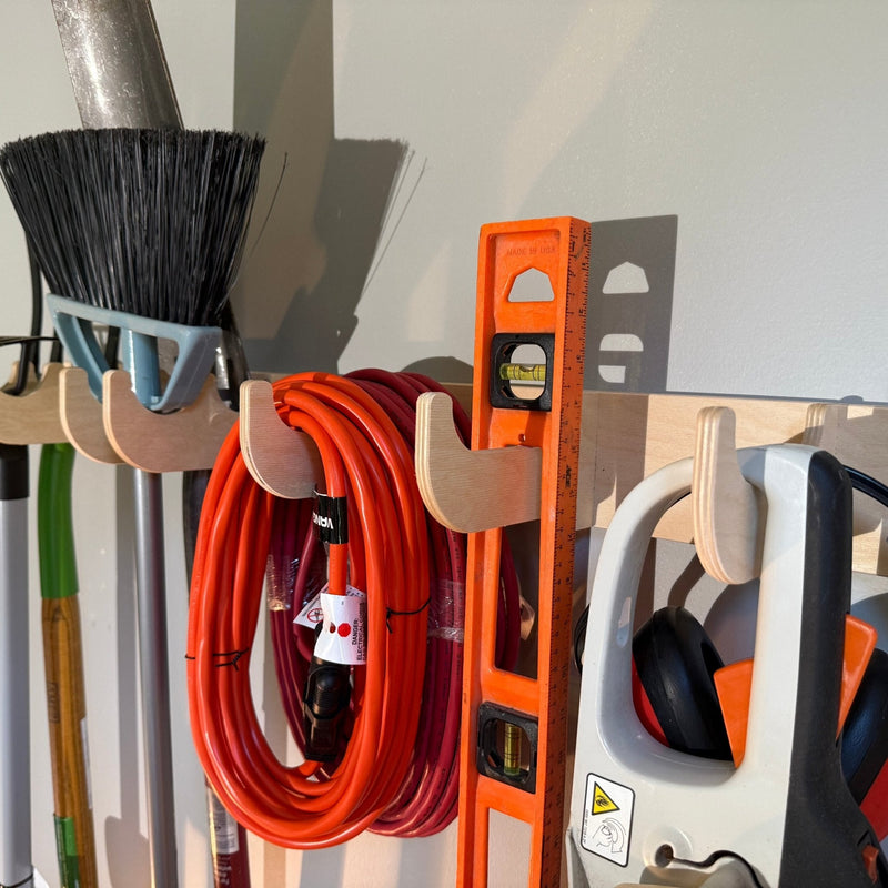 Heavy-Duty Garage Tool Rack – Wall-Mounted Yard Organizer
