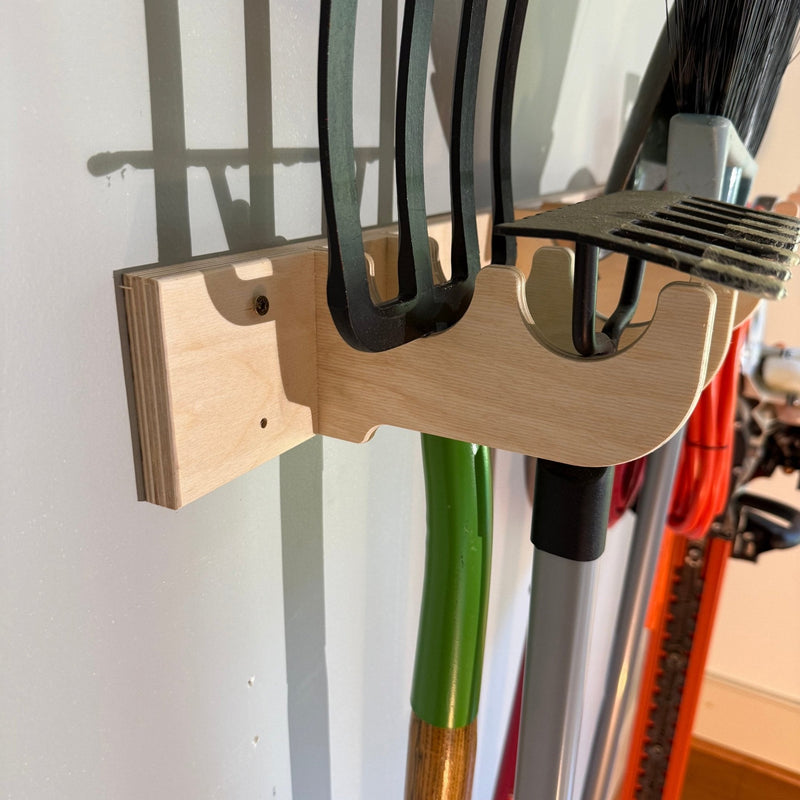 Heavy-Duty Garage Tool Rack – Wall-Mounted Yard Organizer