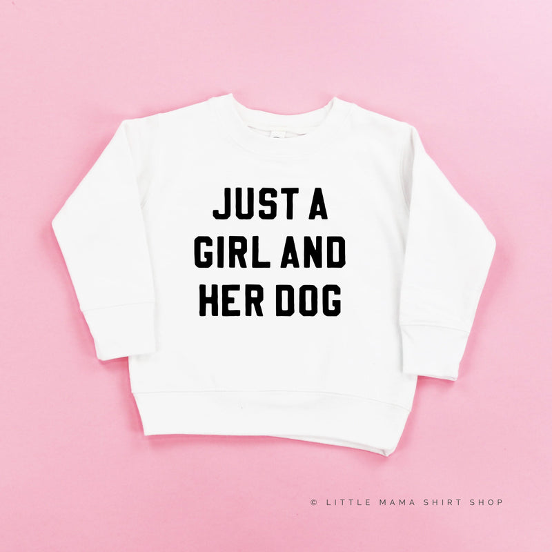 Just a Girl and Her Dog - Child Sweater
