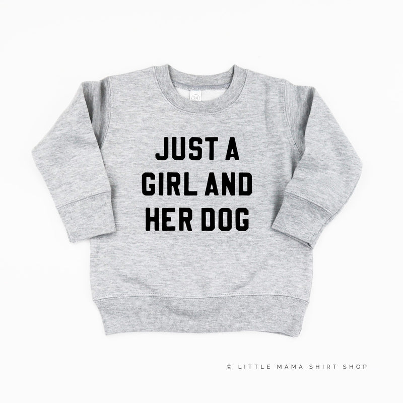 Just a Girl and Her Dog - Child Sweater