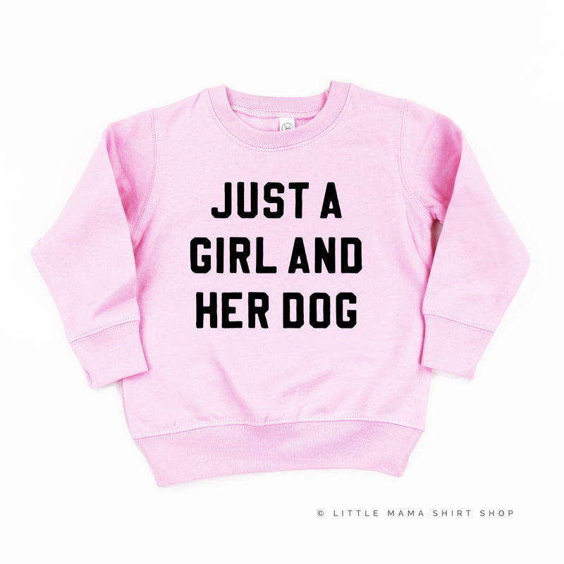Just a Girl and Her Dog - Child Sweater
