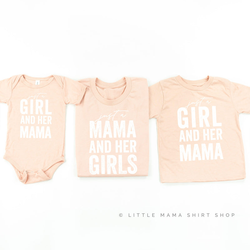 Just a Mama and Her Girls - Set of 3 Shirts