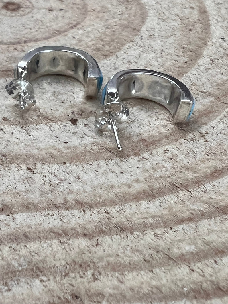 Glennetta Luna Turquoise & Sterling Silver Earrings