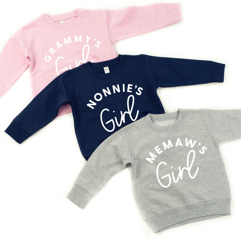 "____ Girl" - (Choose Your Grandma Name) - Child Sweater