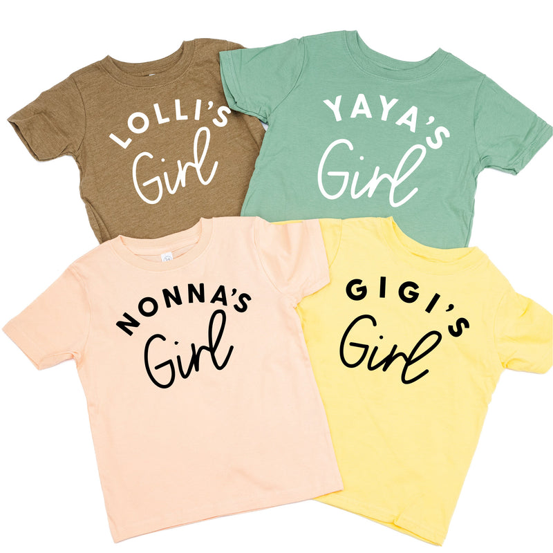 "____ Girl” - (Choose Your Grandma Name) - Child Tee