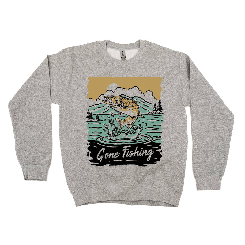Gone Fishing - BASIC FLEECE CREWNECK