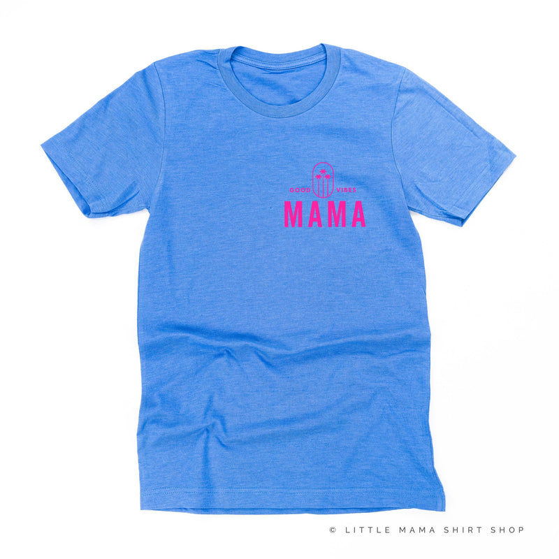 Good Vibes Mama & 3 Palm Trees (pf & b) - Unisex Tee