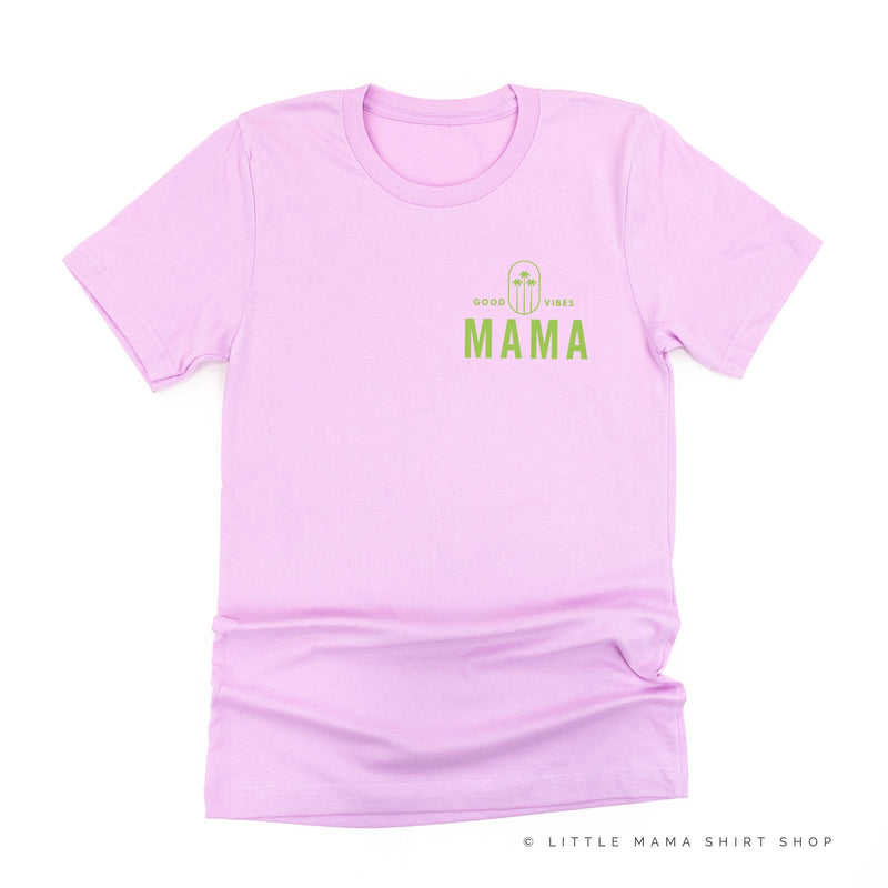 Good Vibes Mama & 3 Palm Trees (pf & b) - Unisex Tee