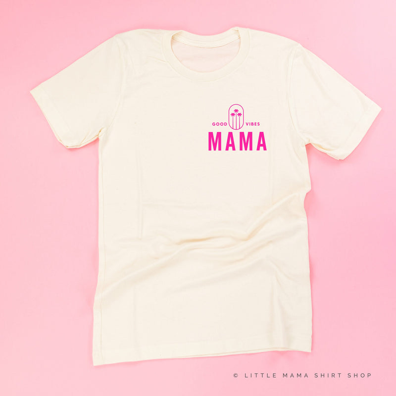Good Vibes Mama & 3 Palm Trees (pf & b) - Unisex Tee