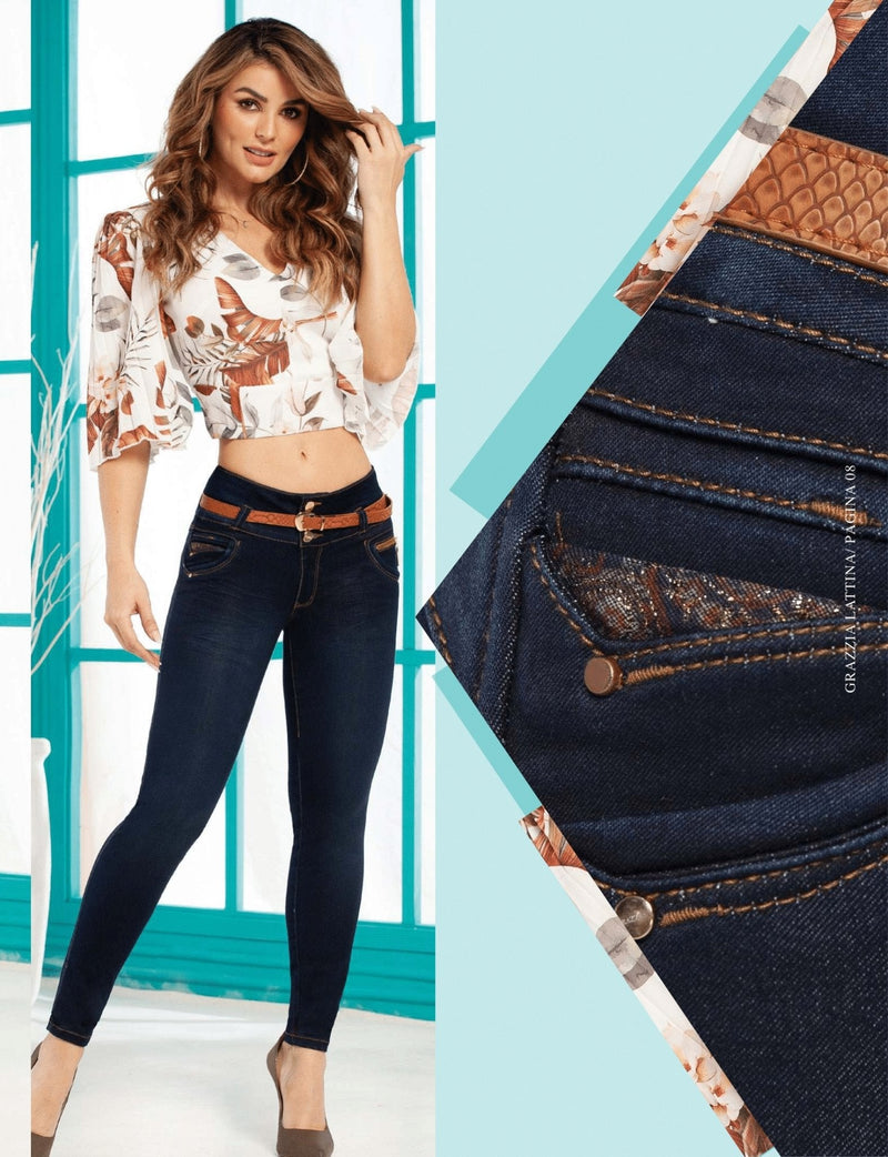 GR329 100% Authentic Colombian Push Up Jeans