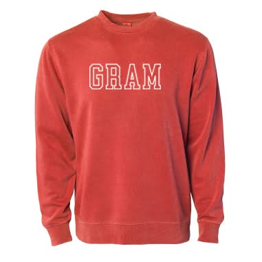 Embroidered PIGMENT Crewneck - OUTLINE NAME
