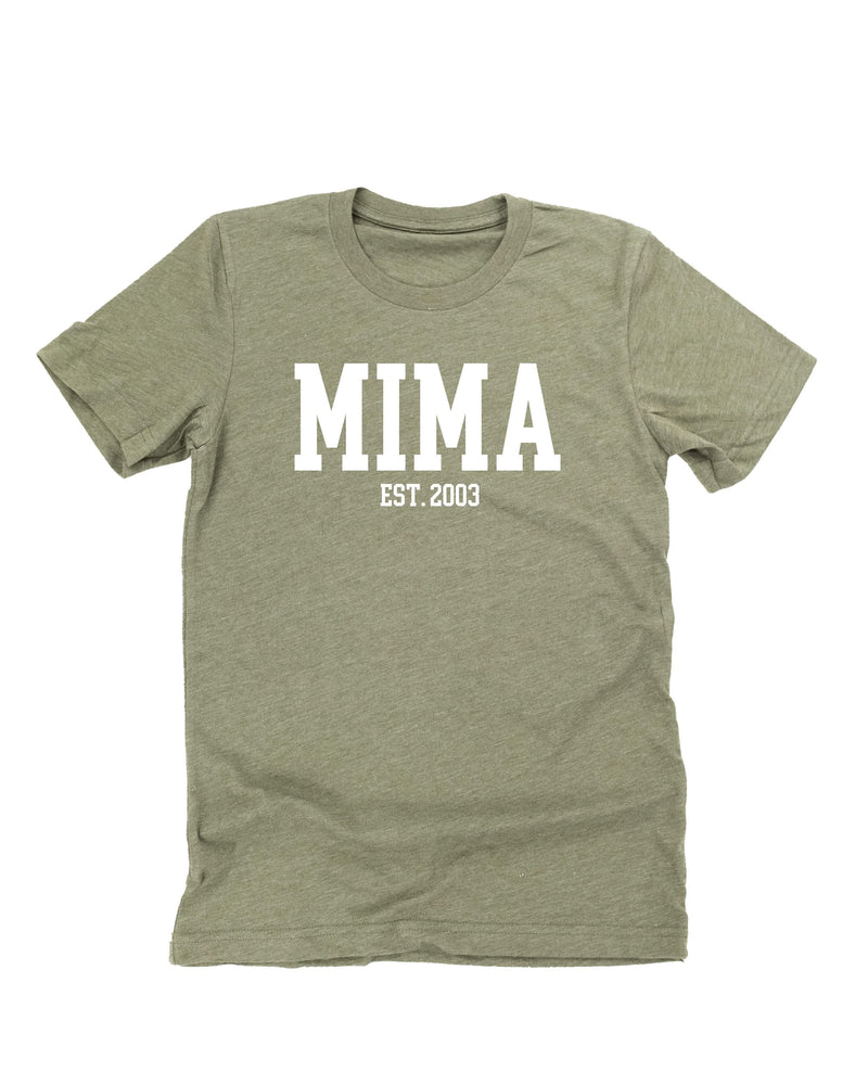 "(Choose Your Grandma Name) - Est. (Select Your Year)" - Unisex Tee