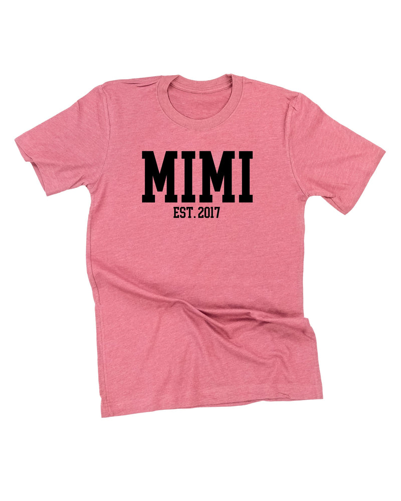 "(Choose Your Grandma Name) - Est. (Select Your Year)" - Unisex Tee