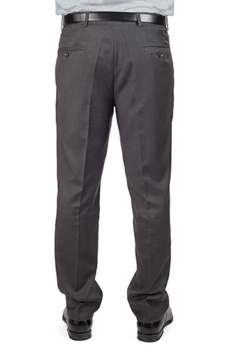 Gray Slim Fit Dress Pants