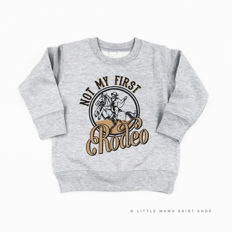 Not My First Rodeo - Distressed Design - Child Sweater