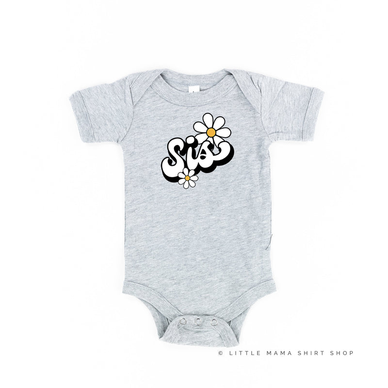 Daisy - Sis - w/ Full Daisy on Back - Child Tee