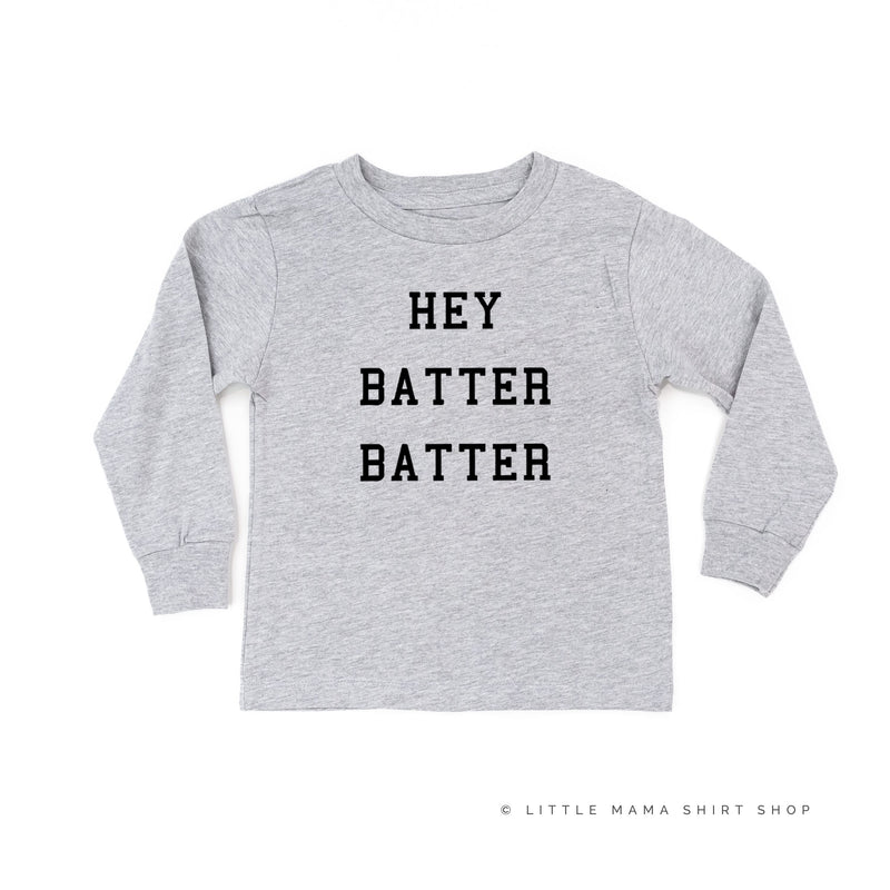 Hey Batter Batter - Child Long Sleeve Tee