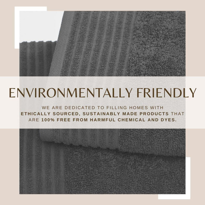 4 Pack Cotton Bath Towels - Kasper Collection