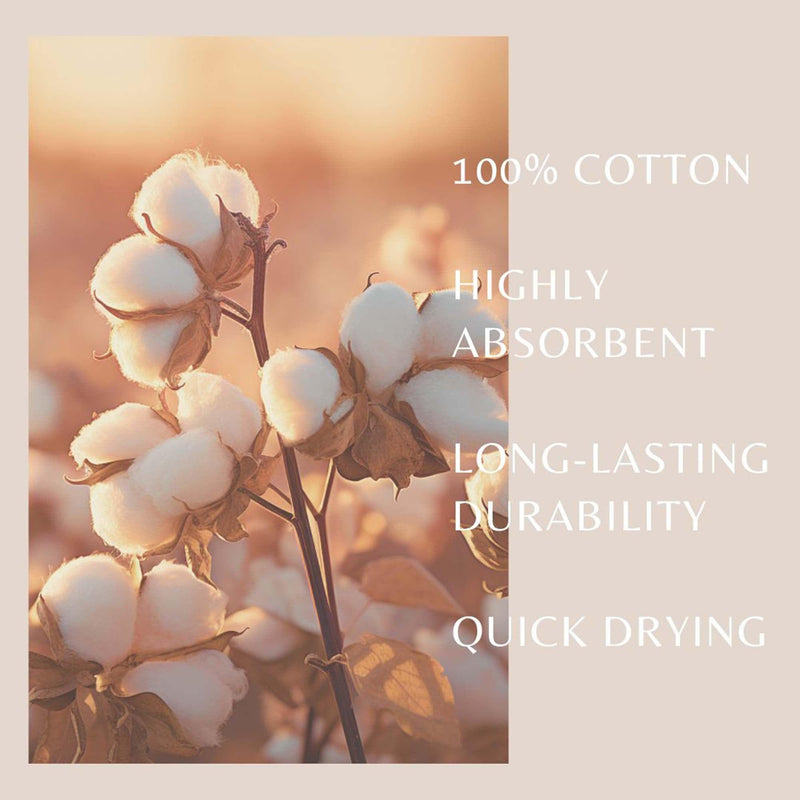 4 Pack Cotton Bath Towels - Kasper Collection